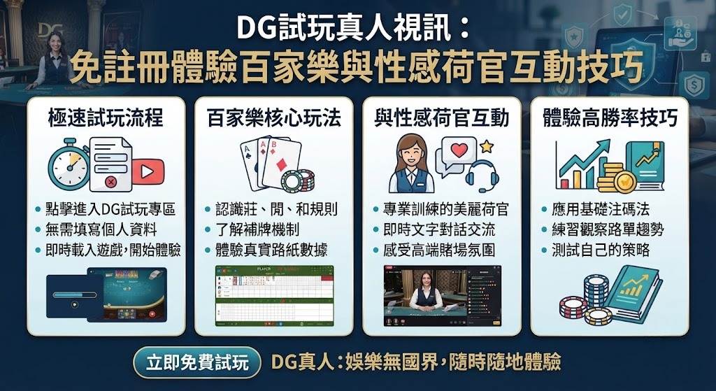 免註冊體驗百家樂與性感荷官互動技巧